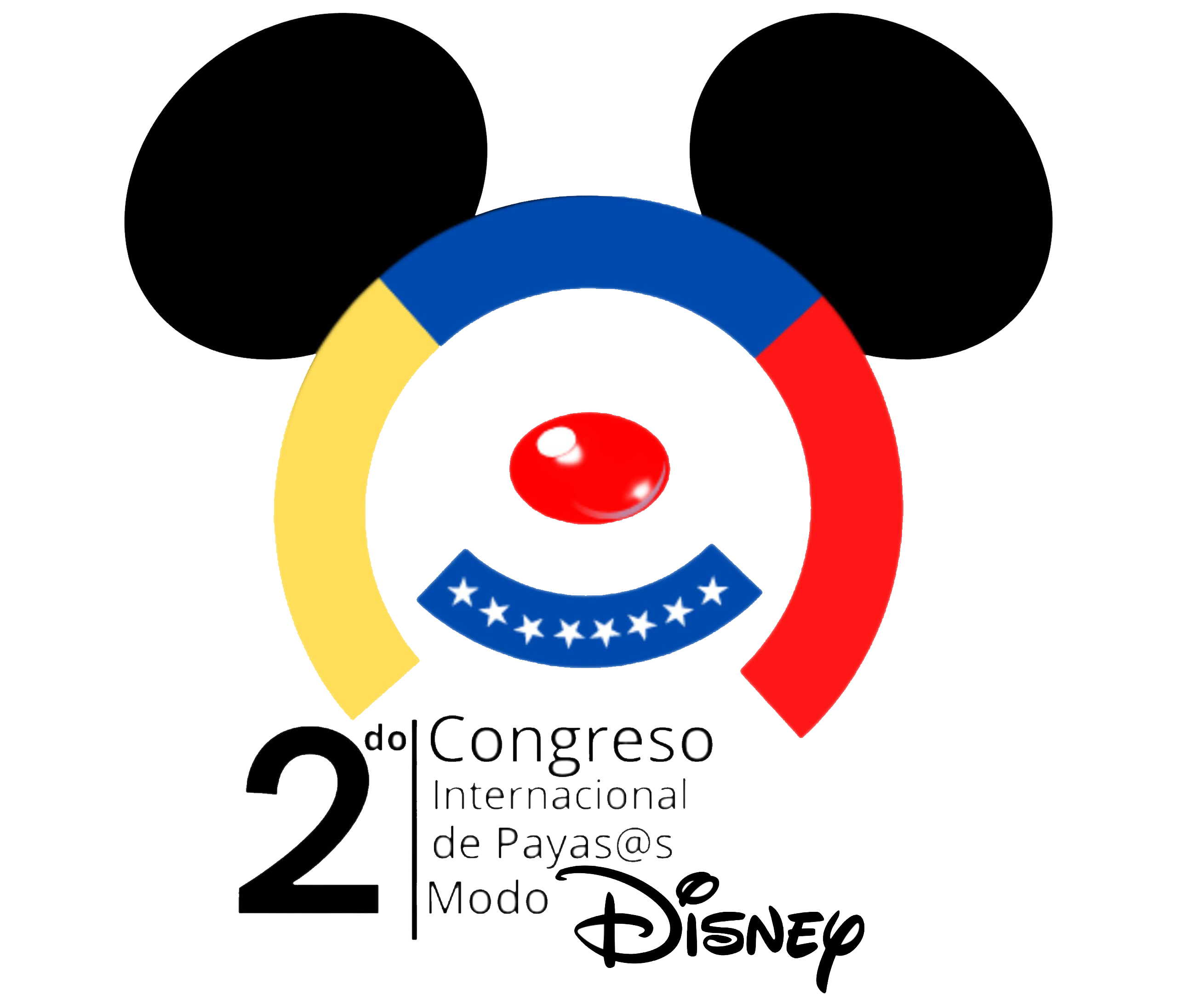 Logo de congreso de payasos Venezuela 2024